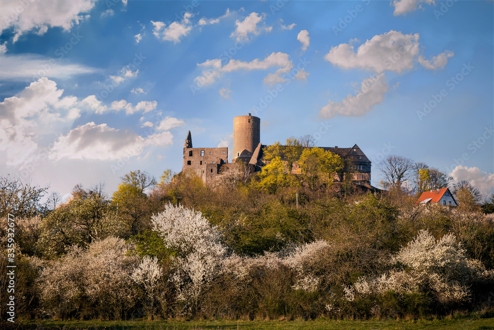 Burg Gleiberg im Frühling