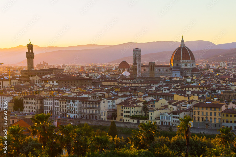 Florence in beautiful view, Italy