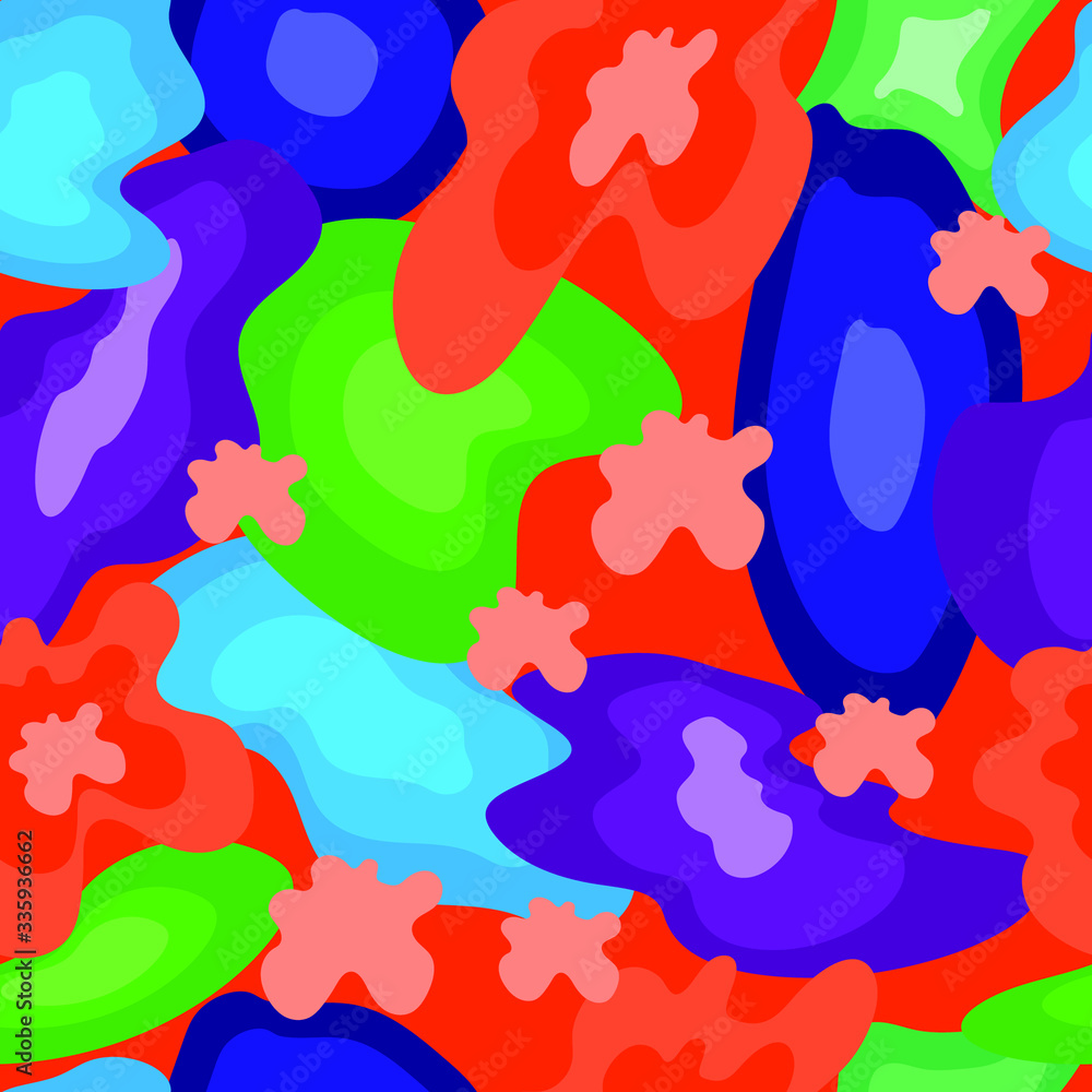 abstract pattern, bright, exotic color