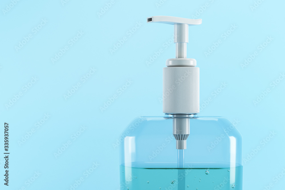 Hand sanitizer in pump bottle Hand sanitizer in pump bottle