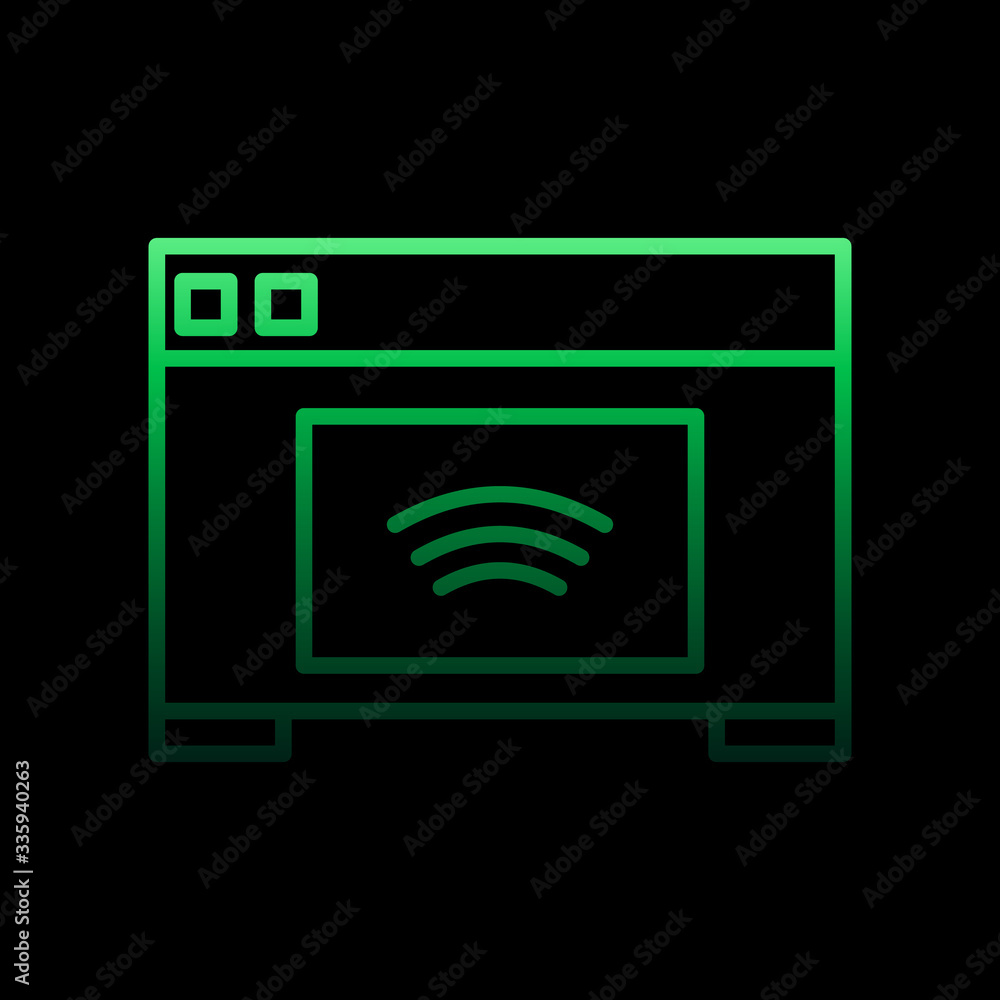 Oven nolan icon. Simple thin line, outline vector of internet things icons for ui and ux, website or mobile application Oven nolan icon. Simple thin line, outline vector of internet things icons for ui and ux, website or mobile application