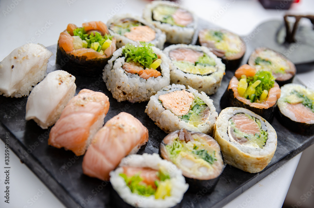 sushi in the kitchen
sushi in the kitchen