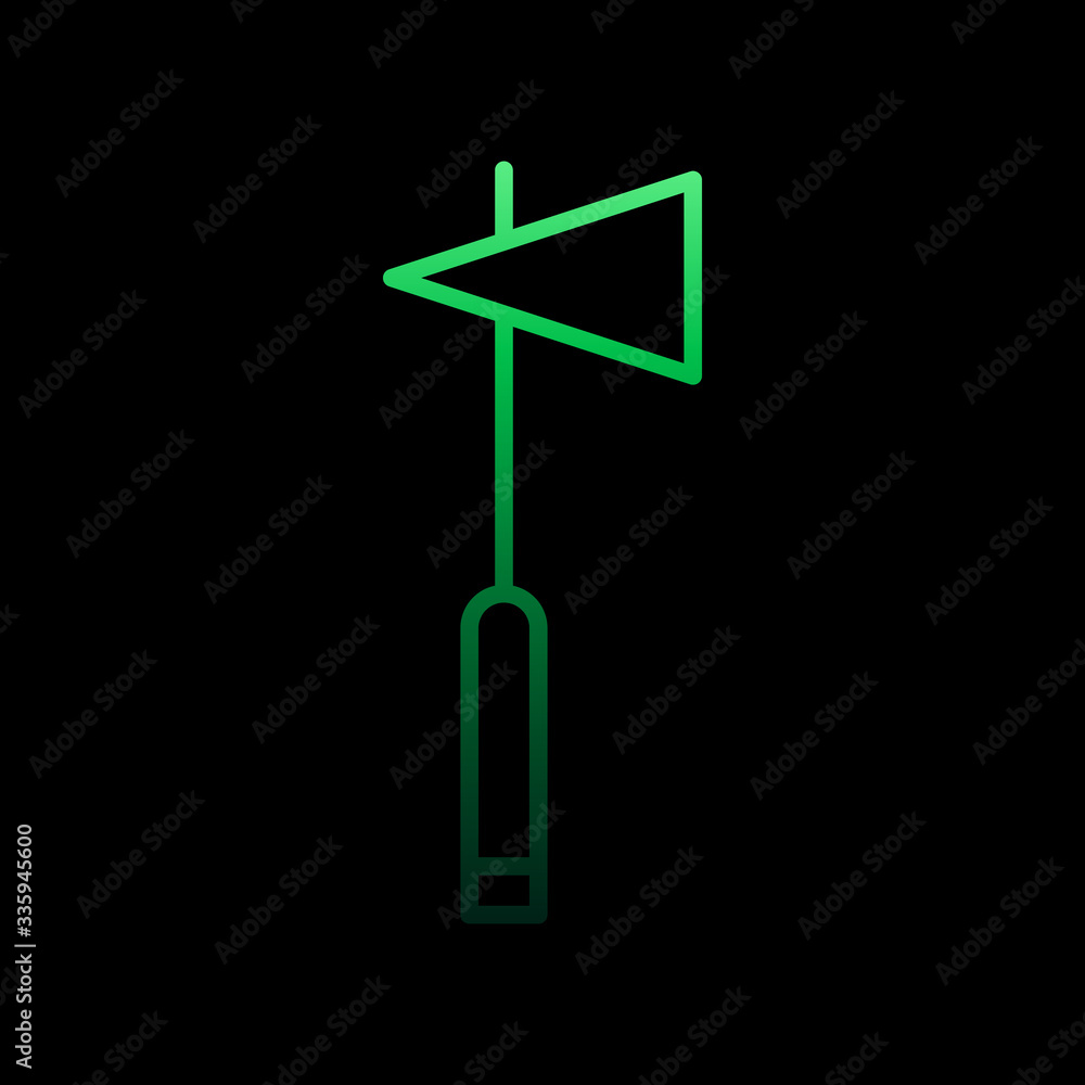 Reflex hammer nolan icon. Simple thin line, outline vector of medical icons for ui and ux, website or mobile application