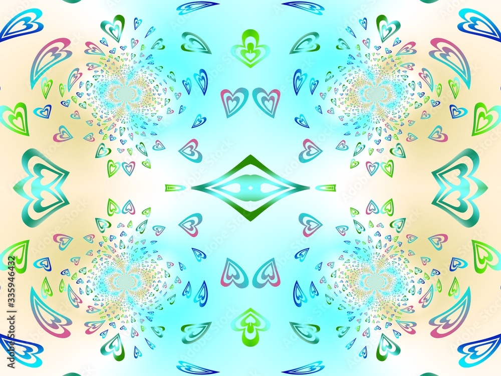 Fototapeta premium pattern and texture in color for design textile and graphic design 