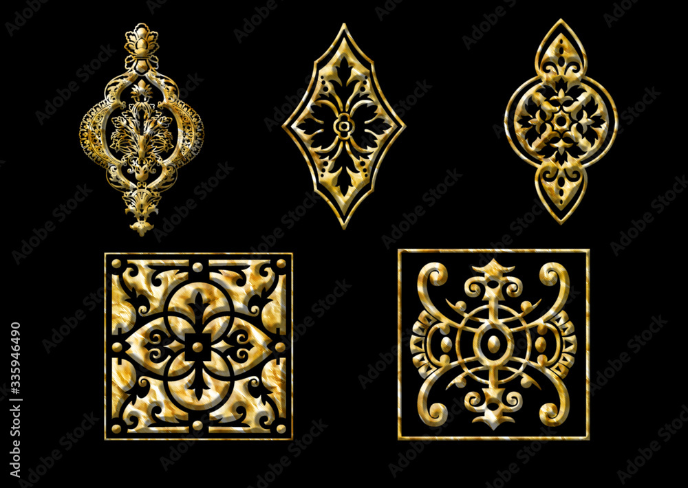 3d border with black background 3d border with black background