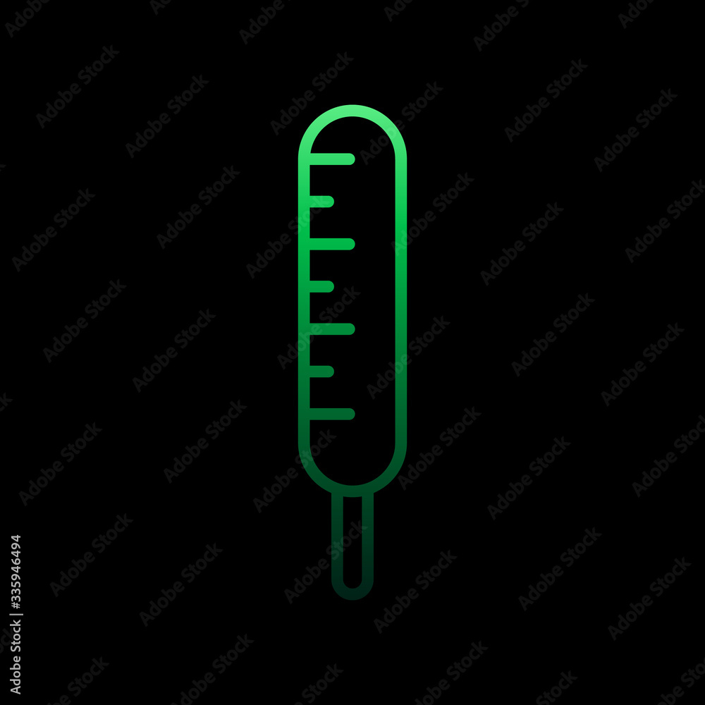 Thermometer nolan icon. Simple thin line, outline vector of medical icons for ui and ux, website or mobile application Thermometer nolan icon. Simple thin line, outline vector of medical icons for ui and ux, website or mobile application
