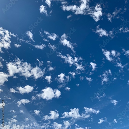 blue sky with clouds