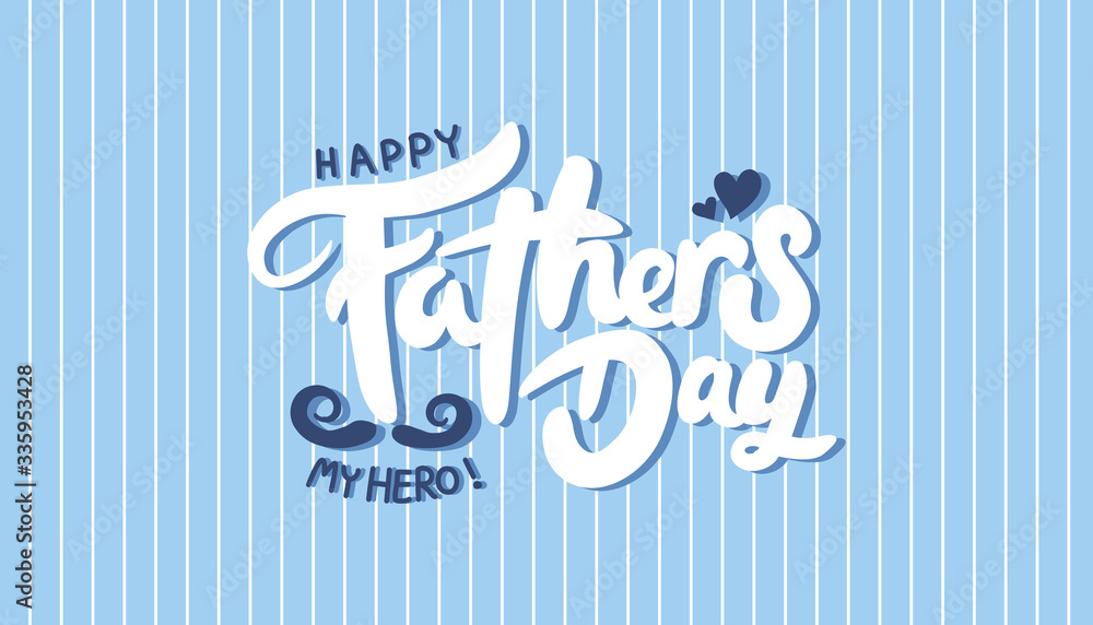 Naklejka premium Father’s Day 