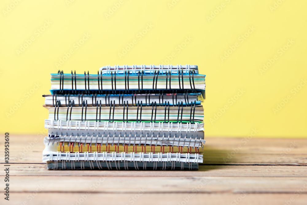 Many notebooks, different notebook springs
