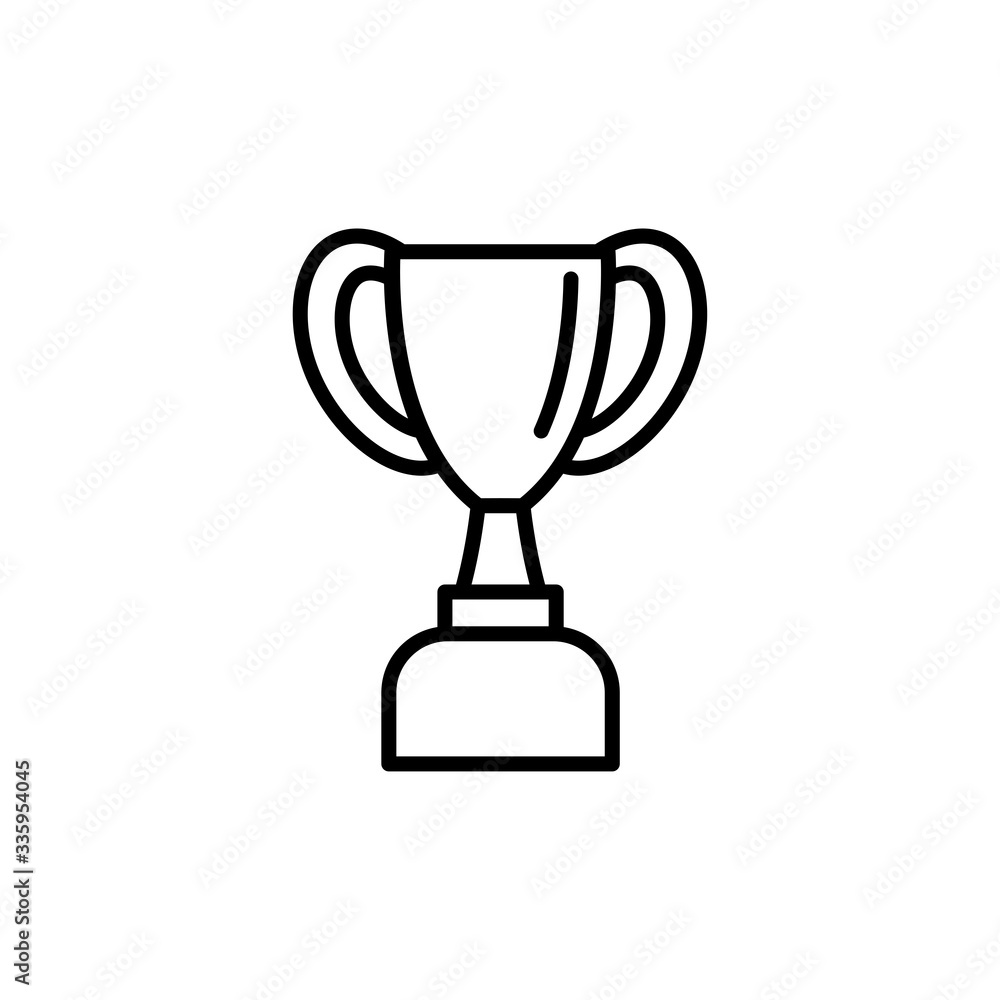 trophy icon vector design template trophy icon vector design template