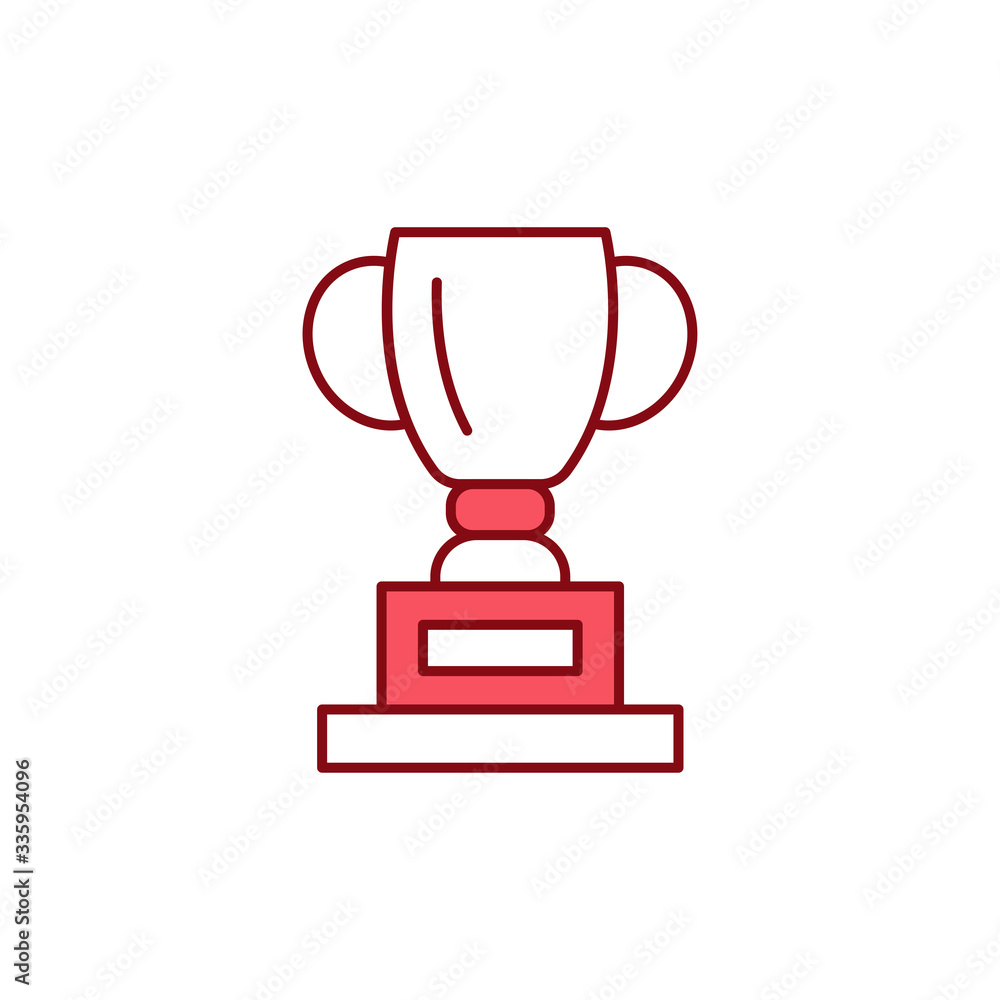 trophy icon vector design template trophy icon vector design template
