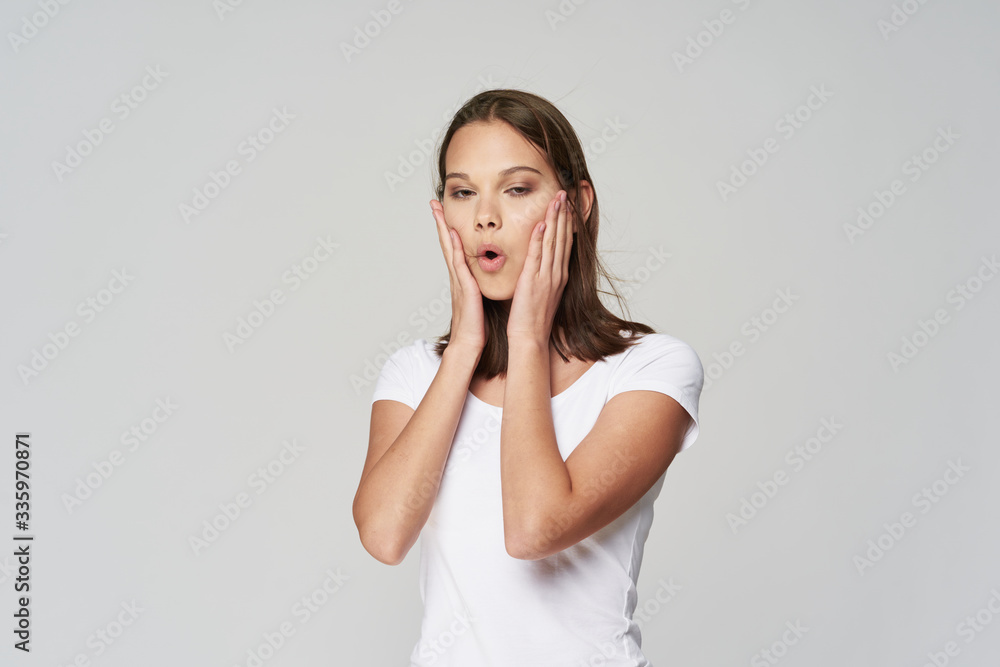 young woman thinking young woman thinking