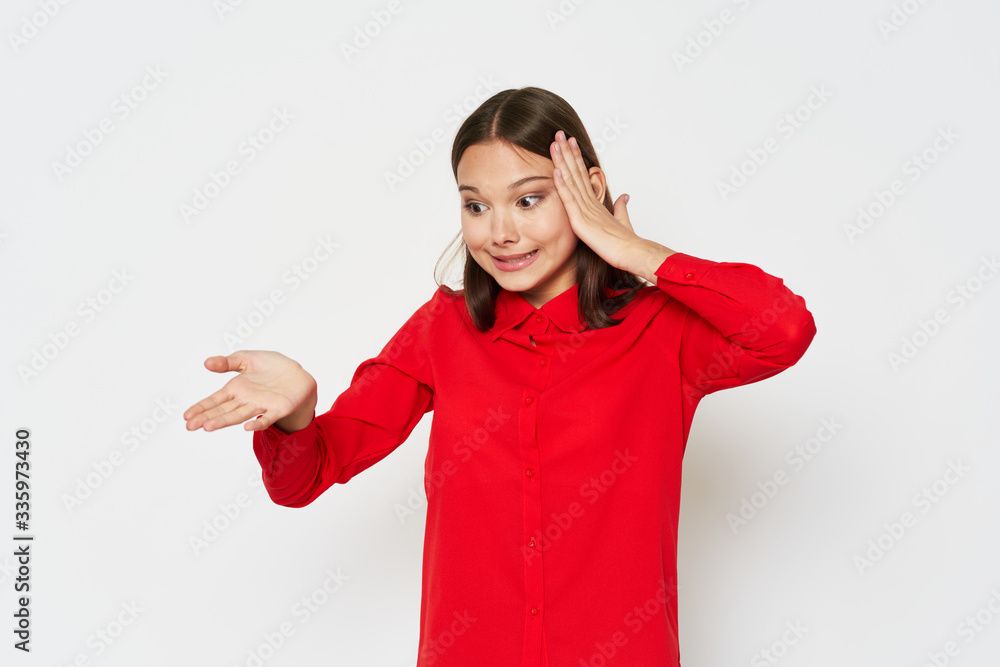 young woman holding a glass of water young woman holding a glass of water