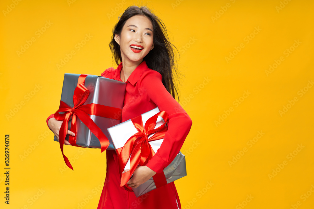 young woman with shopping bags young woman with shopping bags