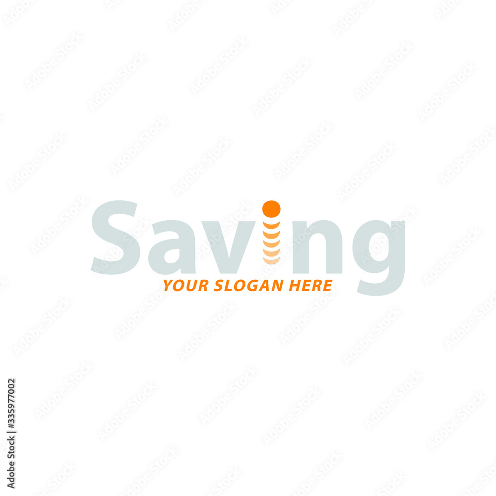 Creative Saving Logo Design, Vector Creative Saving Logo Design, Vector