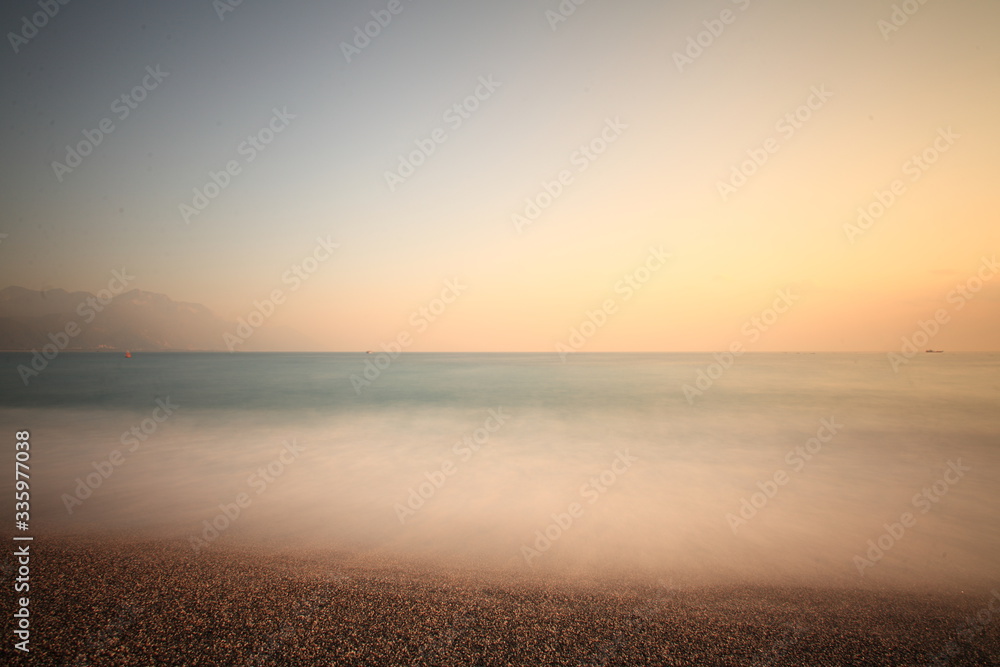 Long exposure sunrise seascape 