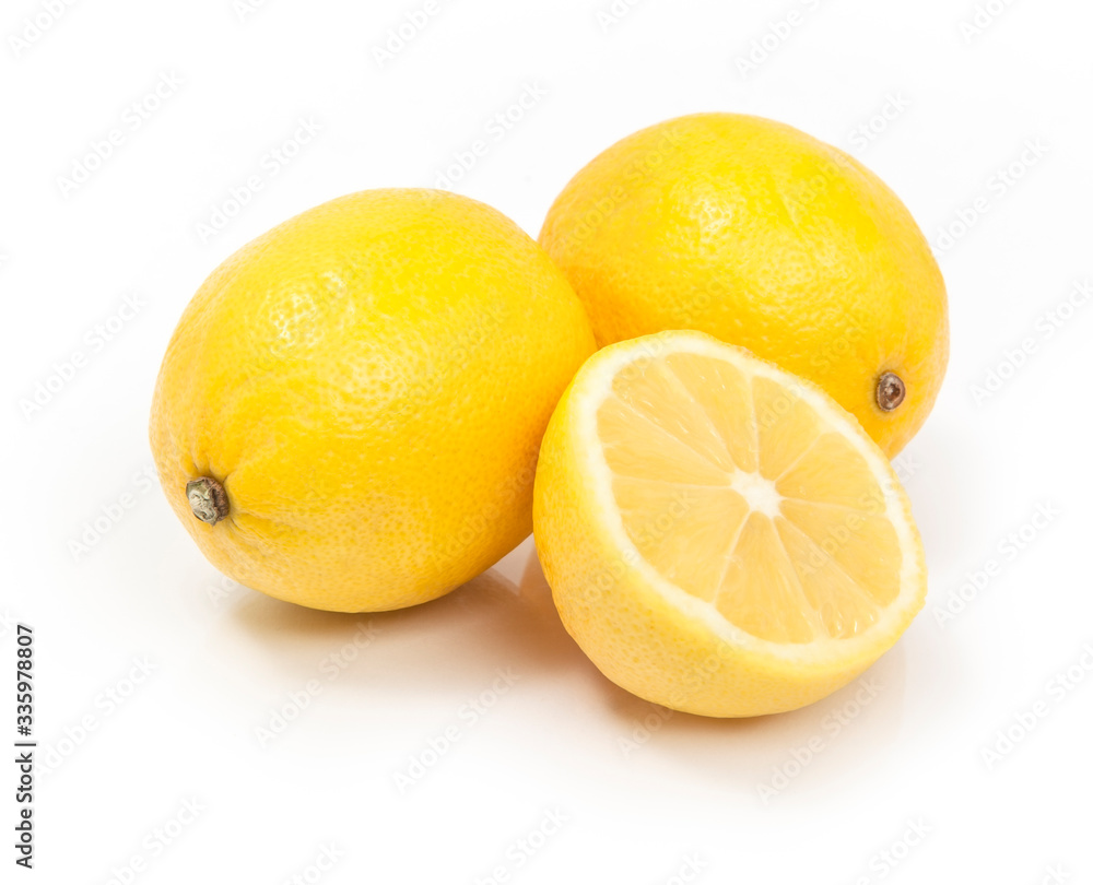 Lemons on a White Background Lemons on a White Background