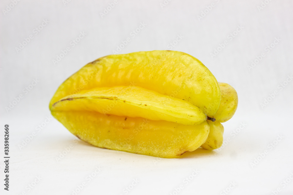 Start fruit with white background Start fruit with white background