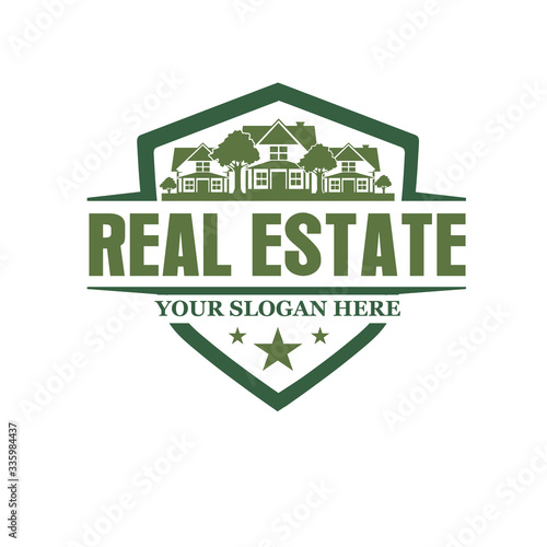 real estate modern logo designs and protection