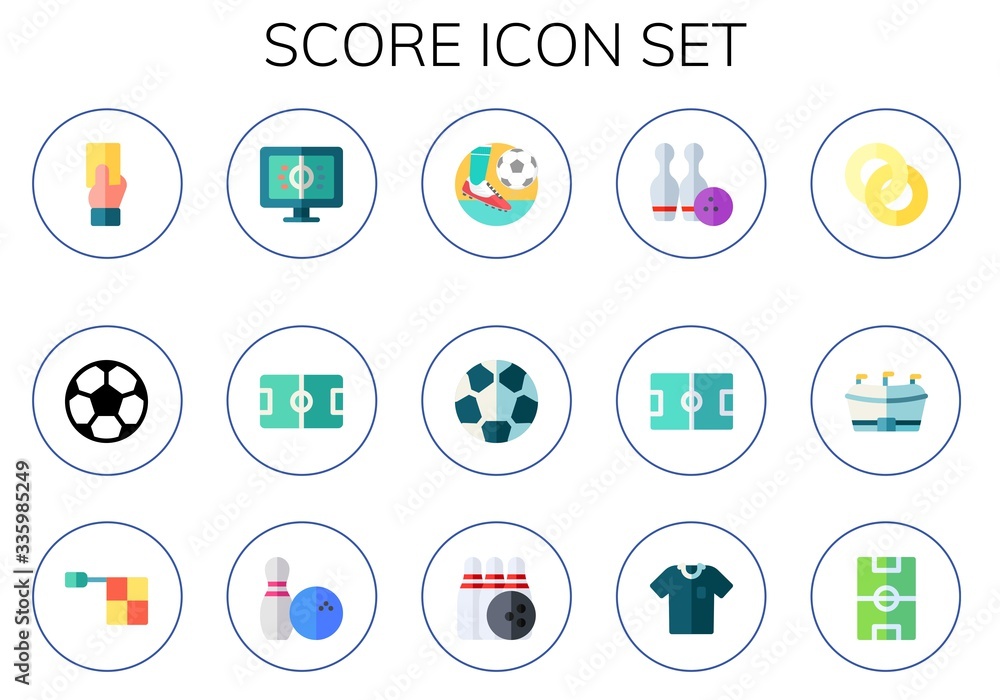 score icon set score icon set