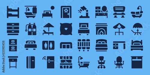 furniture icon set