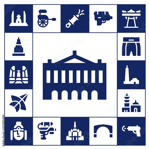thailand icon set