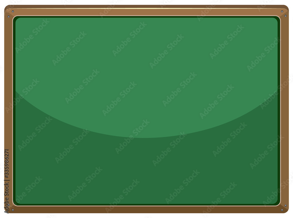 Background design template with green board Background design template with green board