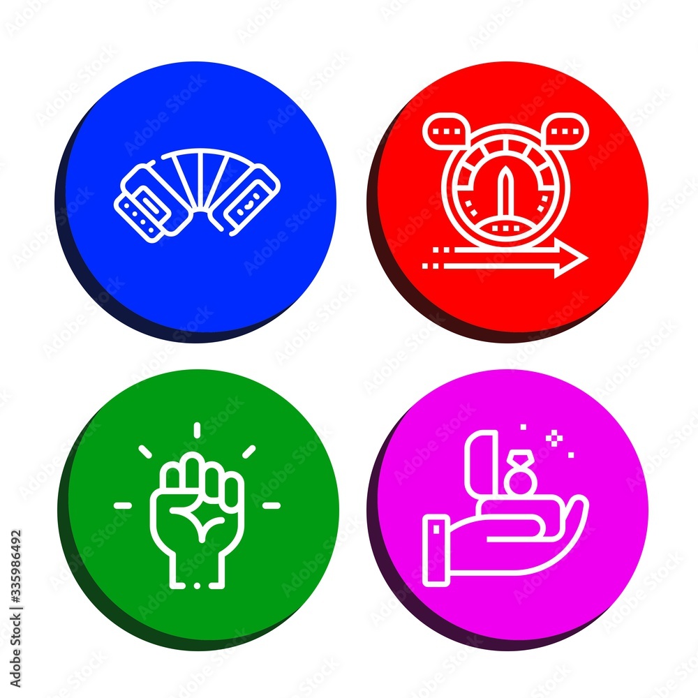 Set of performance icons Set of performance icons