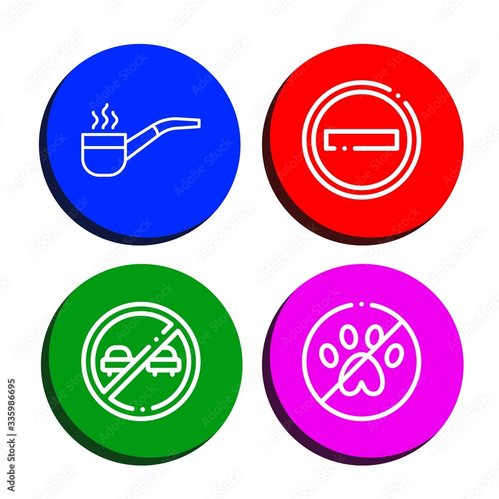 prohibited icon set prohibited icon set