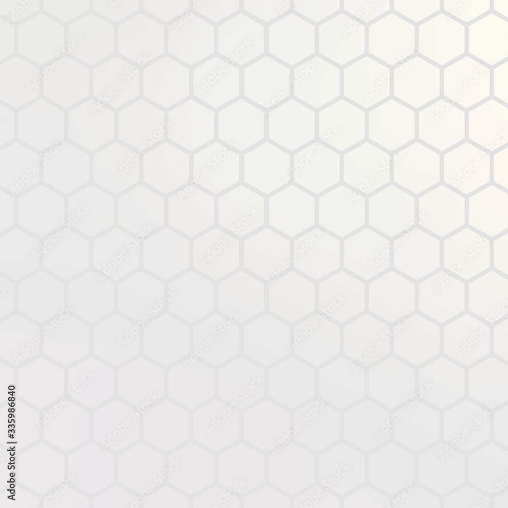 Hexagon grey subtle plain background decorated hologram effect. Hexagon grey subtle plain background decorated hologram effect.