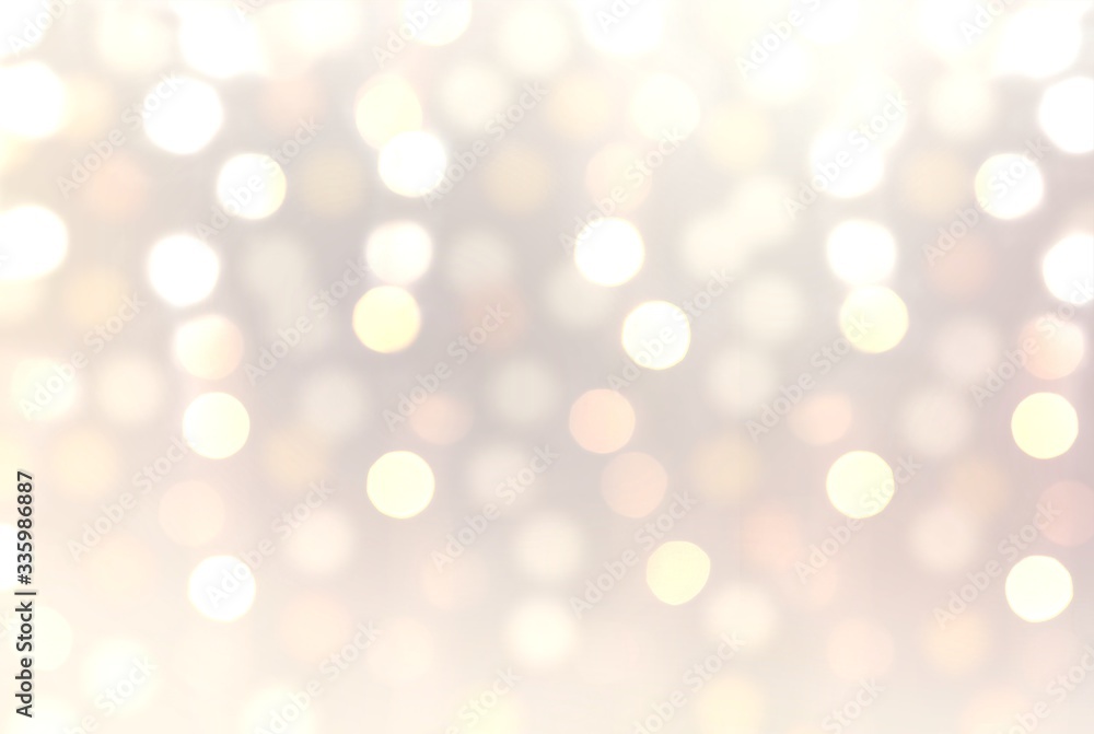 Fototapeta premium Glitter pastel holiday abstract illustration. Bokeh blur pattern.