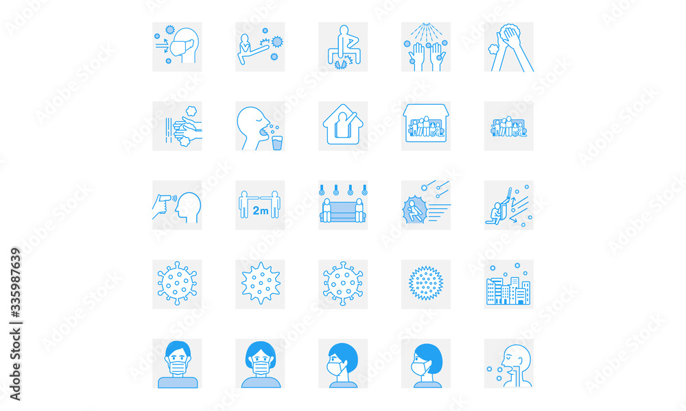 corona virus covid-19 icon set
corona virus covid-19 icon set