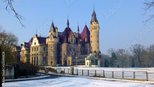 Pałac w Mosznej koło Krapkowic Polska © Roman