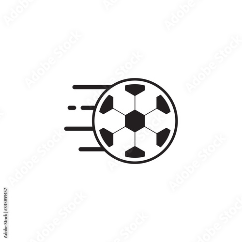 Football logo design vector template