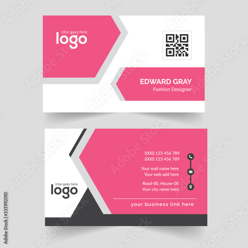 Corporate & Creative Business card Template Design.