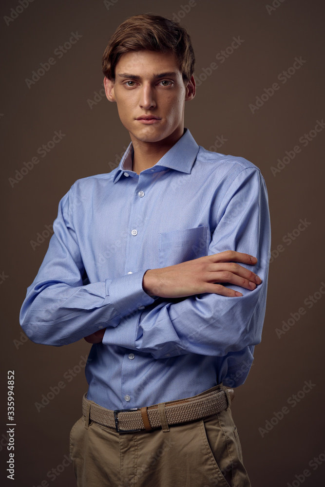 portrait of a handsome young man portrait of a handsome young man