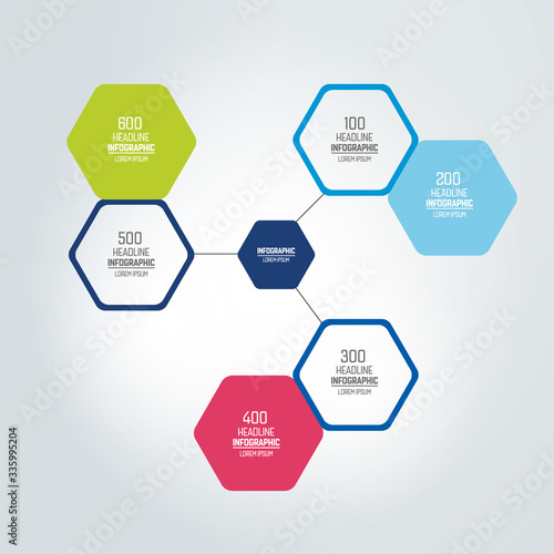 3 steps diagram, scheme, flowchart. Infographic element.