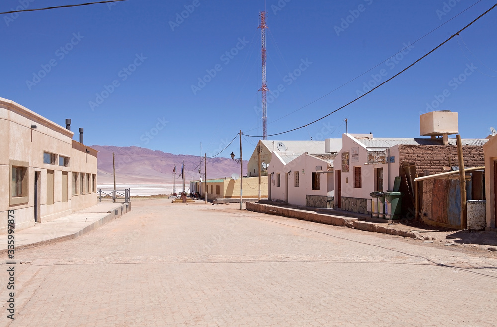 Tolar Grande village in Salta Province in northwestern Argentina