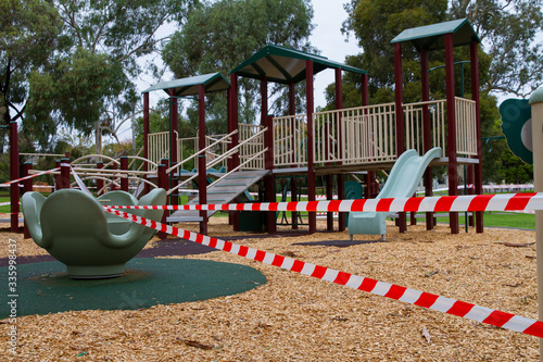 Empty Playground Due to the Coronavirus photo