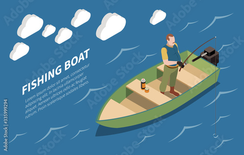 Ship Boats Isometric View  