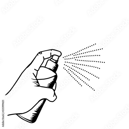 hand holding a stick