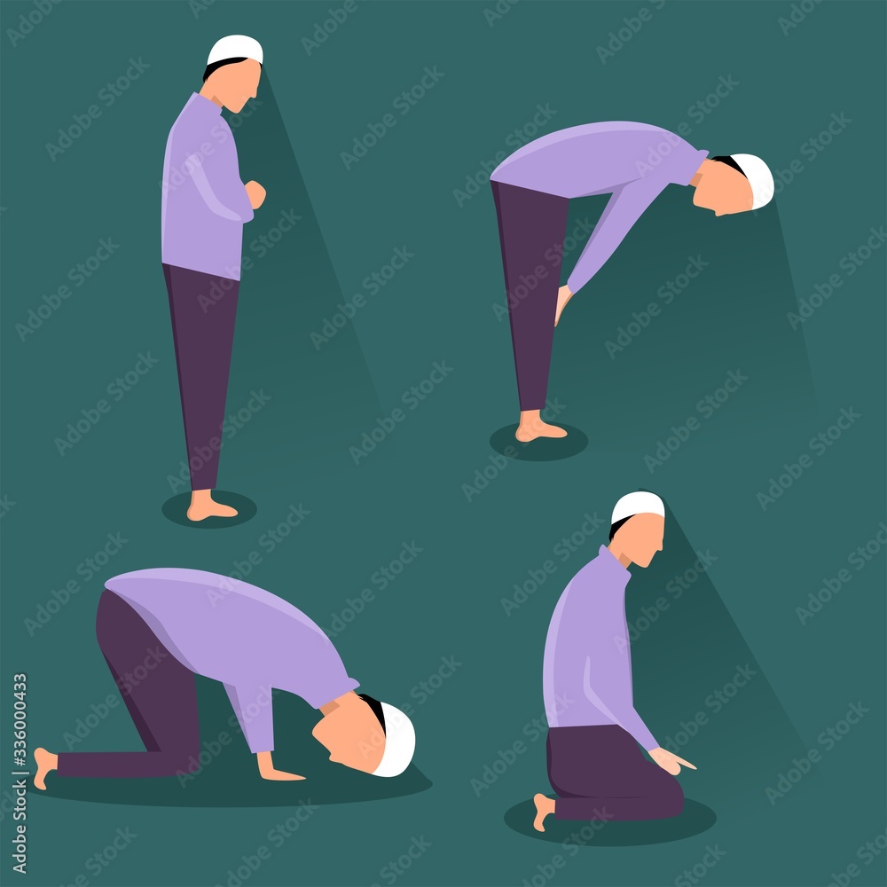 muslim prayer positions for women