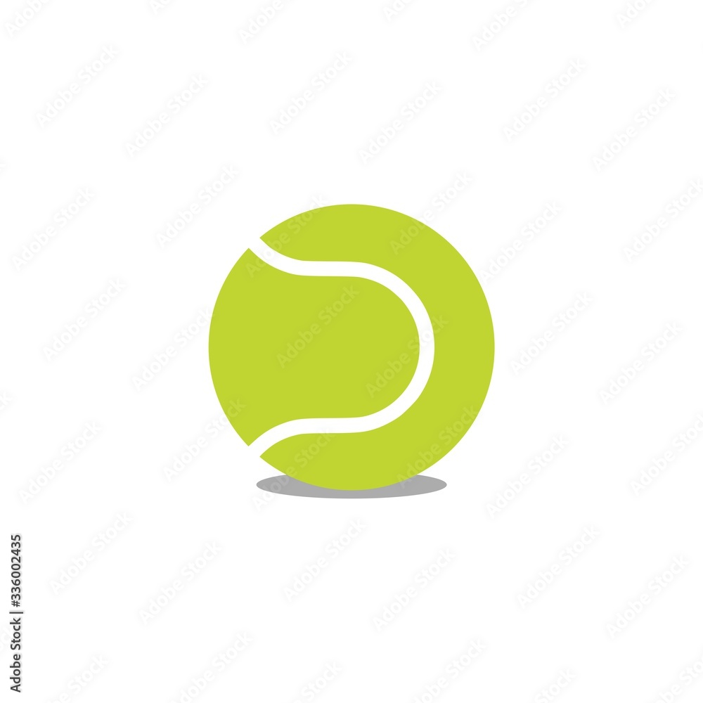 Tennis ball glyph icon isolated on white background Tennis ball glyph icon isolated on white background