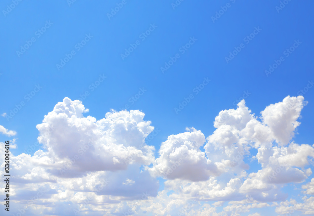 White clouds in blue sky White clouds in blue sky