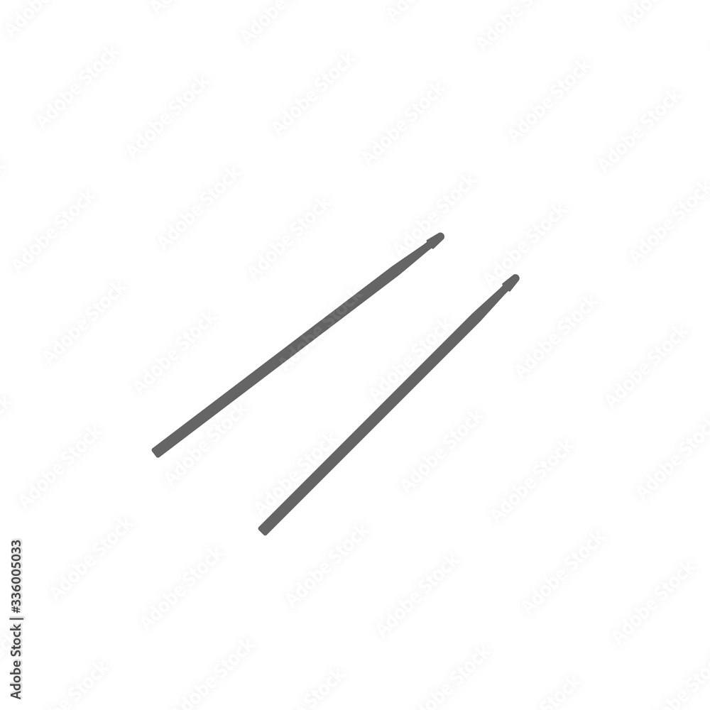 Drumsticks icon. Vector Drumsticks icon. Vector