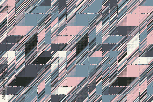 Modern glitch background. Color geometric abstract pattern vector.
