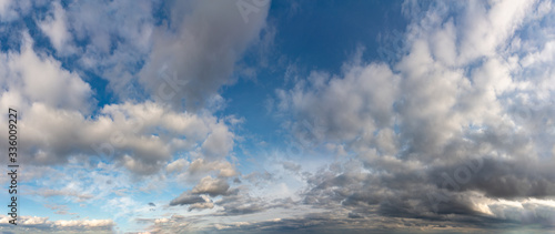Fantastic clouds at sunrise