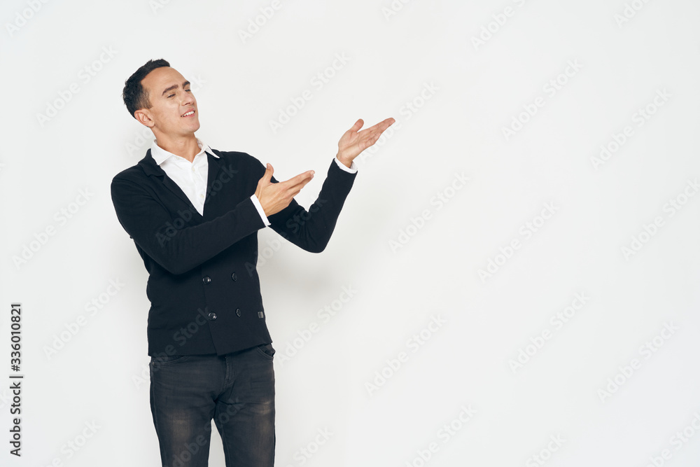 business woman pointing at something business woman pointing at something