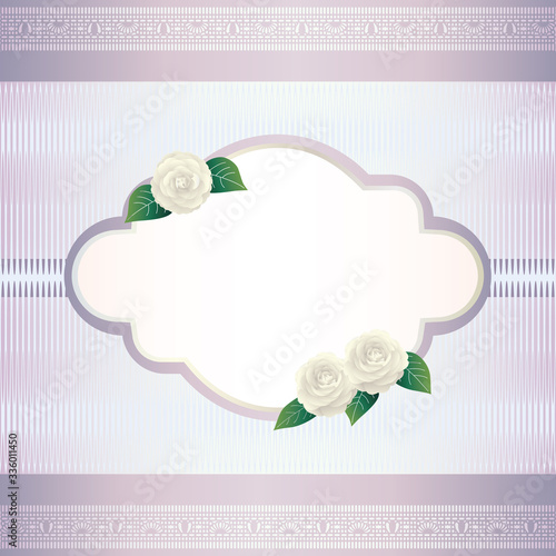 Background illustration of Camellia decorations