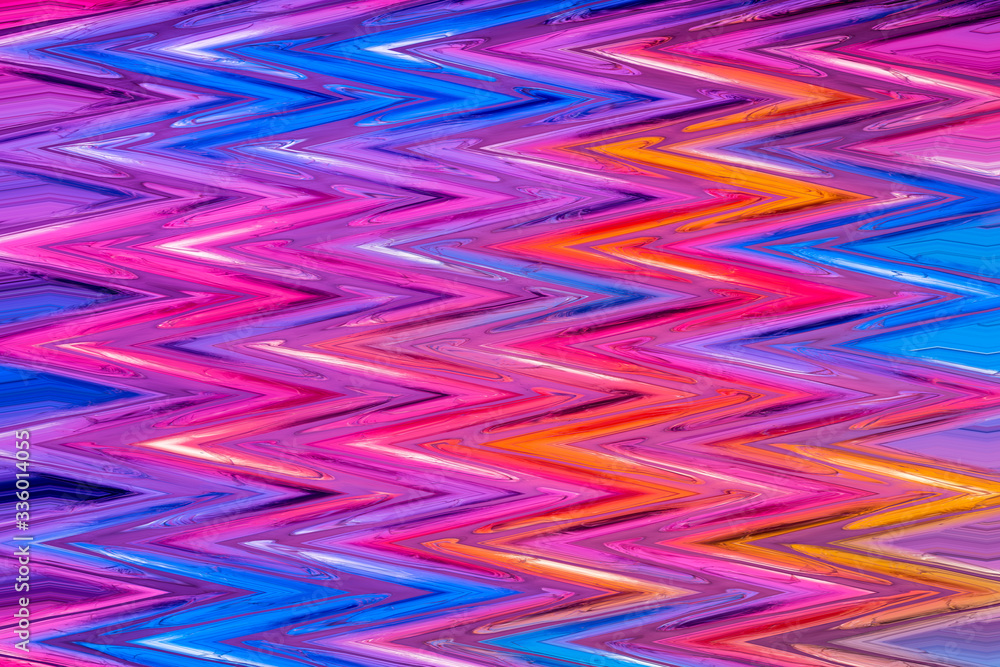 Seamless computer-generated illustration. Abstract fractal background of multicolored Zigzag design. Seamless computer-generated illustration. Abstract fractal background of multicolored Zigzag design.